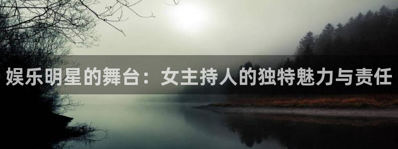 下载辉达平台：娱乐明星的舞台：女主持人的独特魅力与责任